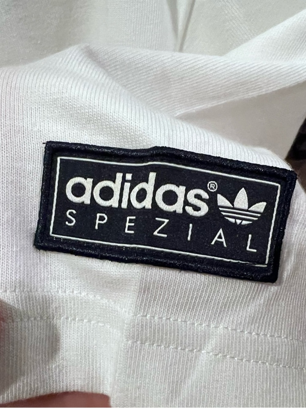 Adidas Original Tee Spzl Logo Casual Sports Short Sleeve White Men’s Large - Picture 3 of 8